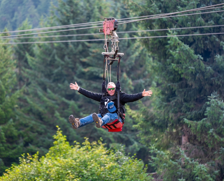 Take a ride on the World’s<br> Largest ZipRider